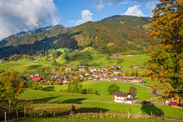 Gunzesried - Allgäu - Blick - Herbst 