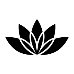 Lotus icon vector