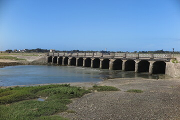 Brücke von Portbail,  Cotentin Normandie