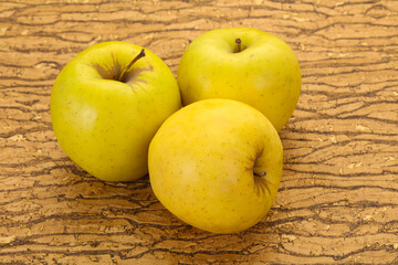 Yellow ripe apples