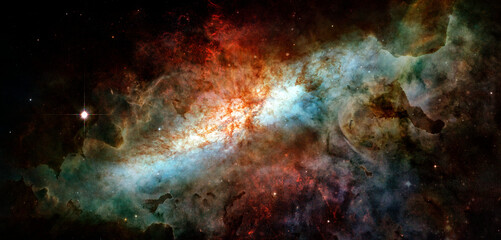 Abstract space background. Elements of this image furnished by NASA