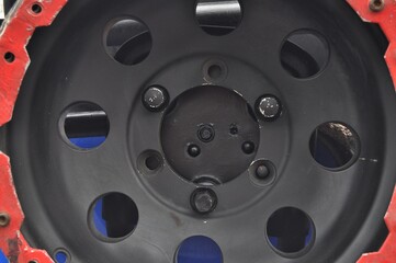 wheel of a car