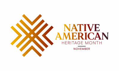 Vector illustration on the theme of Native American heritage month observed each year during November.