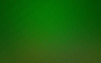 Light Green vector polygonal pattern.