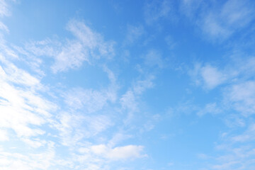 Fototapeta na wymiar fresh blue sky, Azure sky, 澄んだ青空
