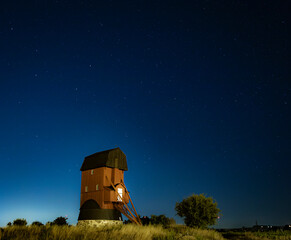 windmill at night