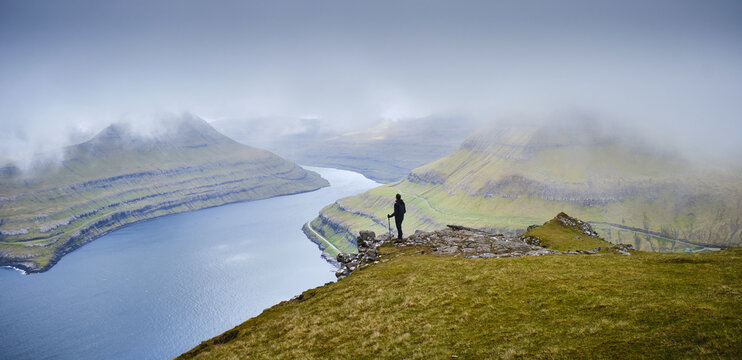 Funningur viewpoint in a very coudy day