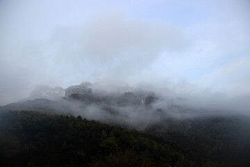 Fog in the mountains