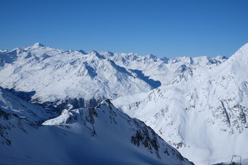 Fototapeta na wymiar berg schnee