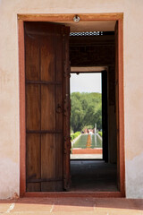 Entrance door to the green world