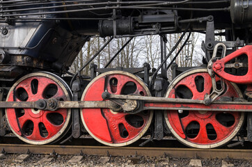 steam locomotive wheels