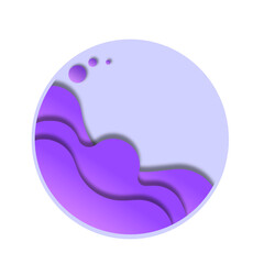 liquids purple circle icon