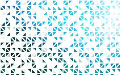 Light Blue, Green vector seamless backdrop with lines, triangles.