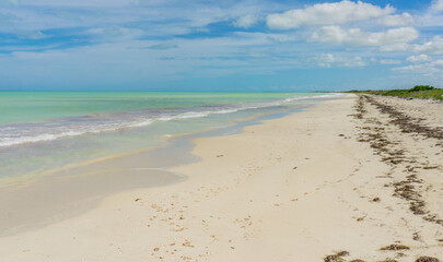 Cancunito Beach in Yucatan, Mexico