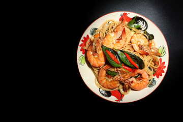 Stir fried spaghetti 2
