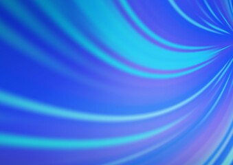 Light BLUE vector blurred bright pattern.