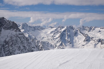 Obraz premium gebirge berge winter