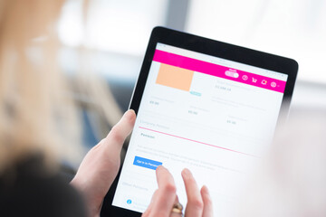 Accessing Digital Information Using a Tablet 