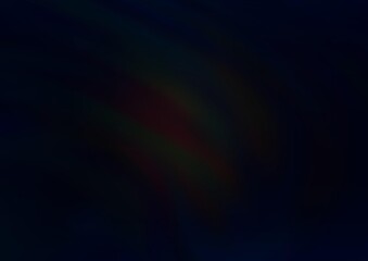 Dark Black vector abstract blurred pattern.