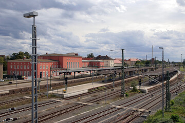Fototapeta na wymiar hauptbahnhof dessau