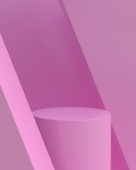 Abstract pastel color background, minimalist mockup for podium,modern stage, display or showcase, 3d rendering.