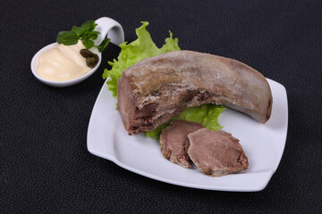 Gurmet pork tongue snack