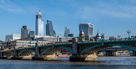 City of London and Blackfriars Bridge