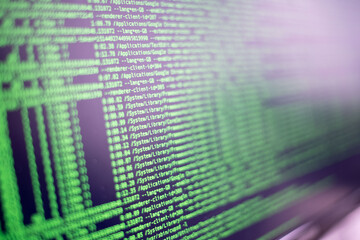 Computer Monitor Displaying Software Code