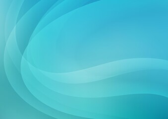 Naklejka premium Light BLUE vector template with bent lines.