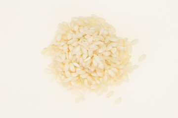 Raw Arborio rice for Risotto