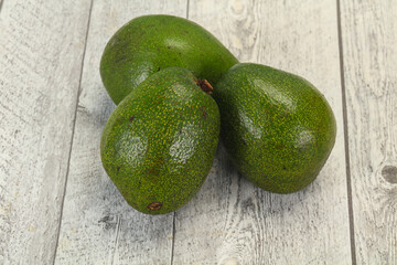 Ripe green dietary avocado - superfood