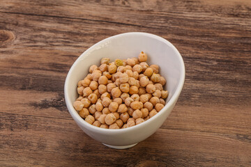 Vegan cuisine - Dry chickpea heap