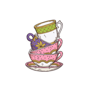 Tea Cup Comments - Cup Of Tea Drawing Png - Free Transparent PNG Clipart  Images Download
