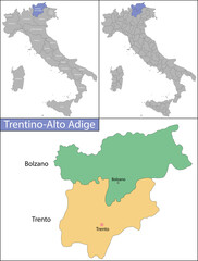 Trentino-Alto Adige is a region in northern Italy