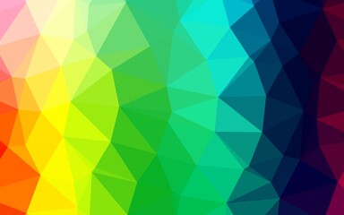 Obraz premium Light Multicolor, Rainbow vector abstract mosaic background.