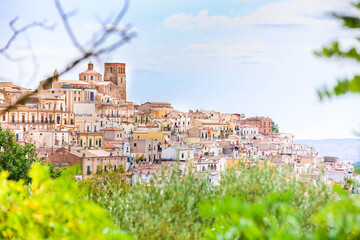 South Italy, Basilicata, the picturesque old town of Ferrandina