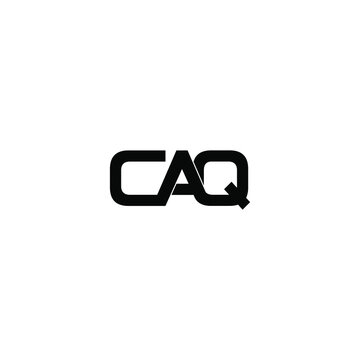 caq letter original monogram logo design