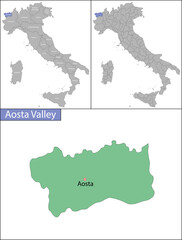 Aosta Valley is a region in northwest Italy