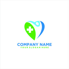 Health logo template vector