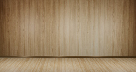 3D illustration backdrops, wooden floor and cement sceneries with designed lighting spread throughout the room. Ready to use in design work