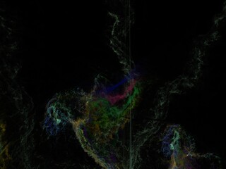 Imaginatory fractal background Image