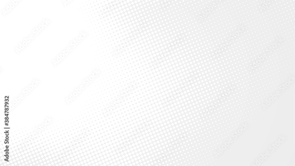 Canvas Prints dot white gray wave light technology texture background. abstract big data digital concept. 3d rende