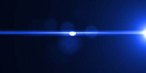 Flare lens light Stock Image In Black Background