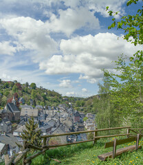 Fototapeta na wymiar Monschau in der Eifel,Deutschland