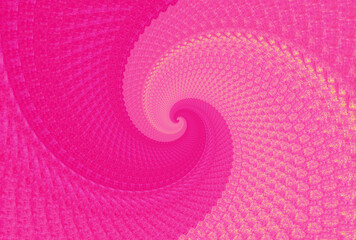 Abstract background of pimk spiral spinning vortex 