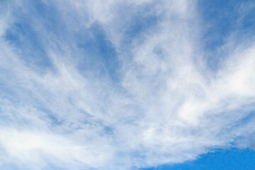 White  clouds on  weather  background ,With in a open sky day