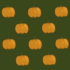 pattern with pumpkins