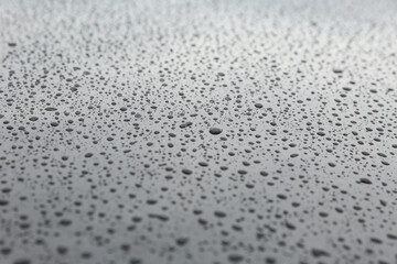 water drops on black background