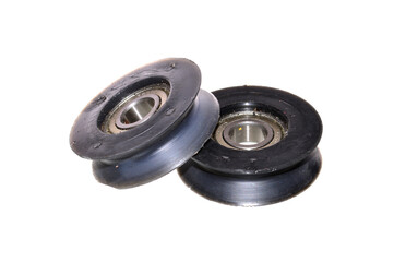 roller in bearing isolated on white background