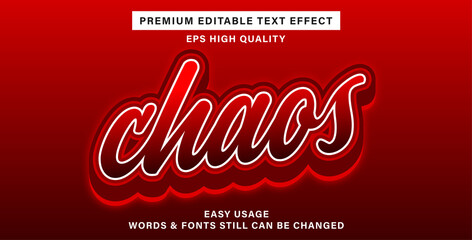 Best text effect chaos